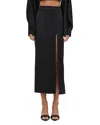 Nonchalant Label Lane Midi Skirt In Black In Black