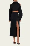 Nonchalant Label Lane Midi Skirt In Black