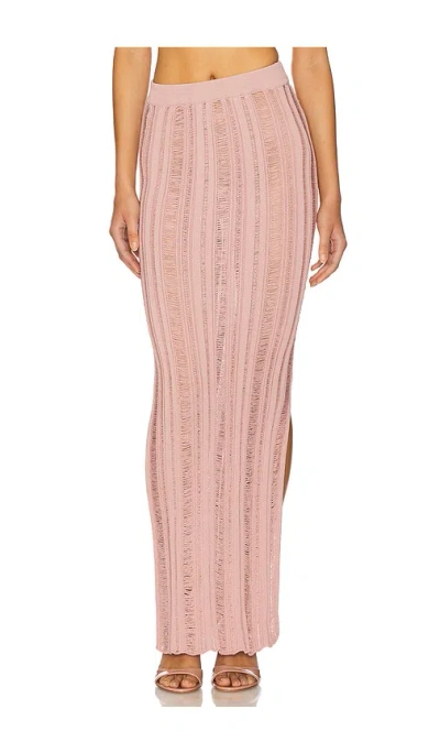 Nonchalant Label Lilia Skirt In Brown