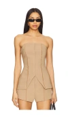 Nonchalant Label Liz Top In Beige