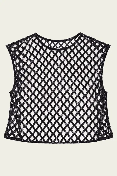Nonchalant Label Mae Crop In Black