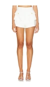 Nonchalant Label Marci Tailored Short In 白色