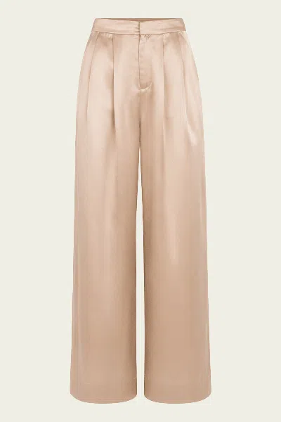 Nonchalant Label Paris Pant In Sand In Pink