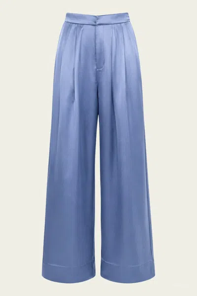 Nonchalant Label Paris Pant In Steel Blue