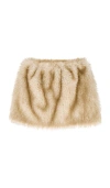 Nonchalant Label Pascale Faux Fur Shawl In Neutral