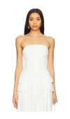 Nonchalant Label Petra Top In White
