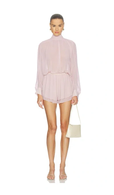 Nonchalant Label Rowan Romper In Pink
