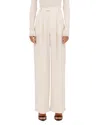 Nonchalant Label Santana Wide Leg Pants In Bone