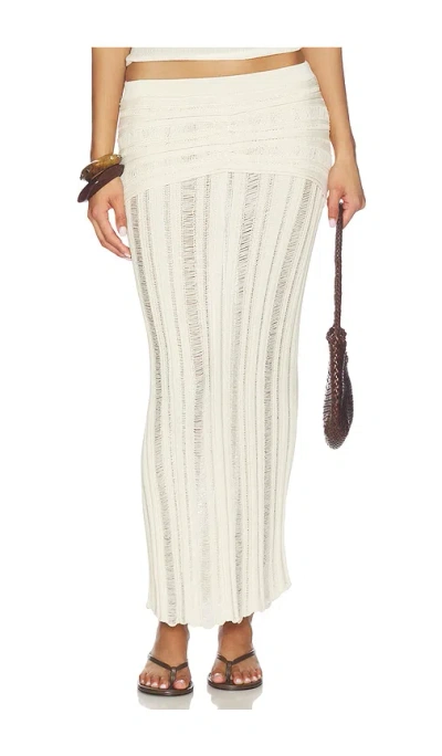 Nonchalant Label Violette Skirt In Beige