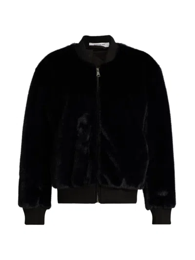 Nonchalant Label Women's Aurelia Faux Fur Jacket In Blue