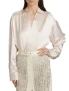 Nonchalant Label Women's Ilana Satin Bodysuit In Champagne