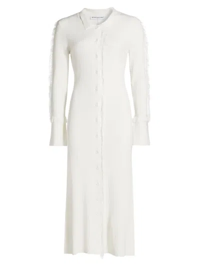 Nonchalant Label Women's Willow Knit Body-con Dress In Ivory