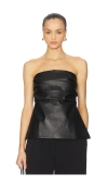 Nonchalant Label Xena Top In Black