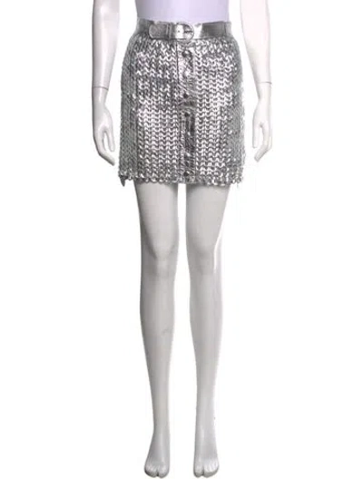Pre-owned Nonchalant Leather Mini Skirt In Black