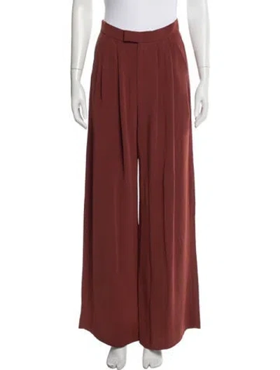 Pre-owned Nonchalant Linen Wide Leg Pants W/ Tags In Red