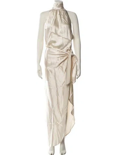 Pre-owned Nonchalant Long Dress W/ Tags In Neutral