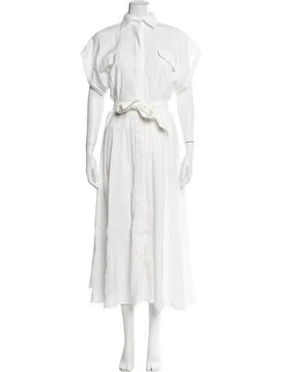 Pre-owned Nonchalant Long Dress In White