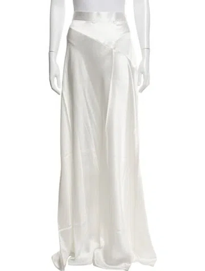 Pre-owned Nonchalant Long Skirt In White