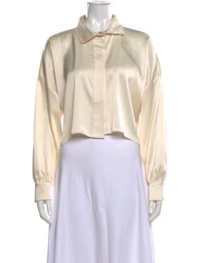 Pre-owned Nonchalant Long Sleeve Blouse In Neutral