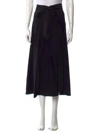 Pre-owned Nonchalant Midi Length Skirt In Black
