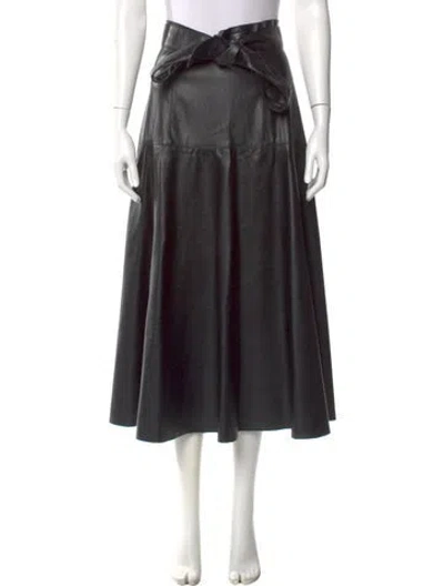 Pre-owned Nonchalant Midi Length Skirt In Black