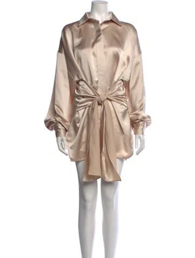 Pre-owned Nonchalant Mini Dress In Neutrals