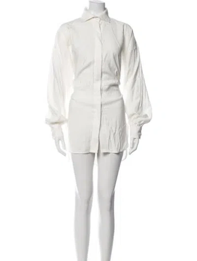 Pre-owned Nonchalant Mini Dress In Neutrals