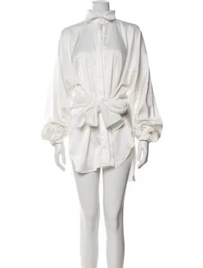 Pre-owned Nonchalant Mini Dress In White