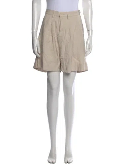 Pre-owned Nonchalant Mini Shorts In Neutrals