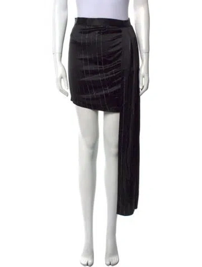 Pre-owned Nonchalant Mini Skirt In Black