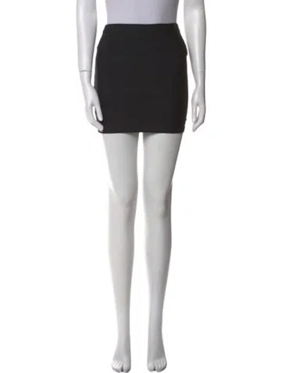 Pre-owned Nonchalant Mini Skirt In Black