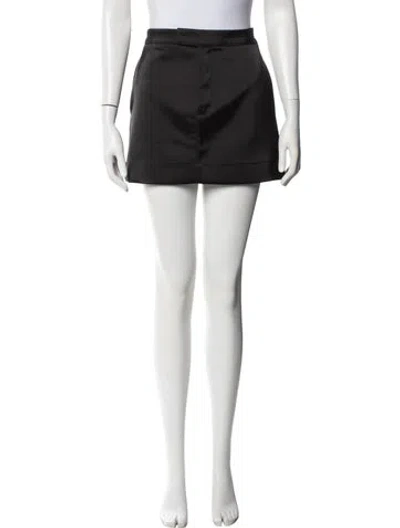 Pre-owned Nonchalant Mini Skirt In Black