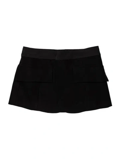 Pre-owned Nonchalant Mini Skirt In Black