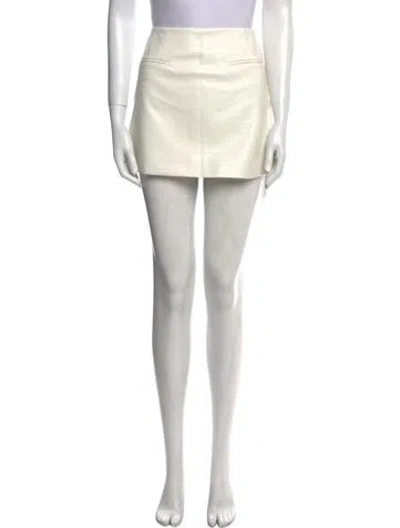 Pre-owned Nonchalant Mini Skirt In Neutral