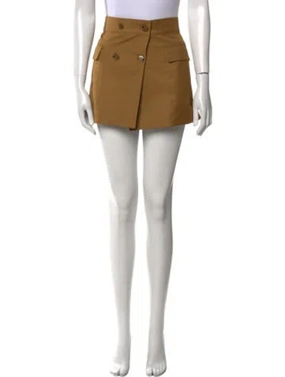 Pre-owned Nonchalant Mini Skirt In Neutral