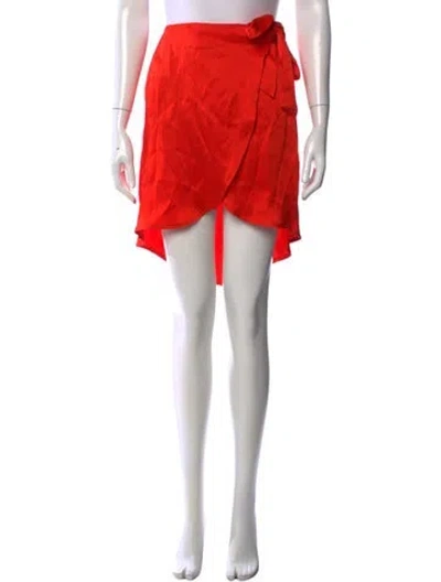 Pre-owned Nonchalant Mini Skirt In Orange
