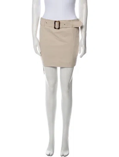 Pre-owned Nonchalant Mini Skirt W/ Tags In Neutral