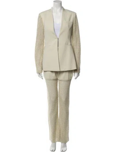 Pre-owned Nonchalant Pantsuit In Neutral