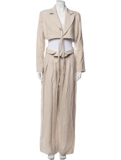 Pre-owned Nonchalant Pantsuit W/ Tags In Neutrals