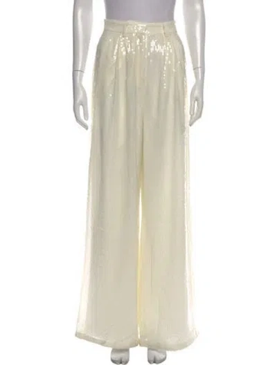 Pre-owned Nonchalant Patterned Wide Leg Pants W/ Tags In Neutral