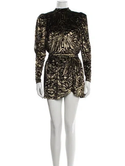 Pre-owned Nonchalant Printed Mini Dress In Multi