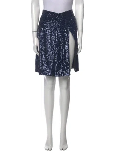 Pre-owned Nonchalant Sequin Embellishments Knee-length Skirt