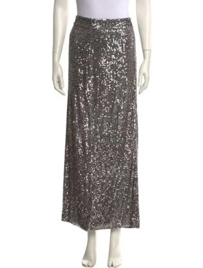 Pre-owned Nonchalant Sequin Embellishments Midi Length Skirt W/ Tags