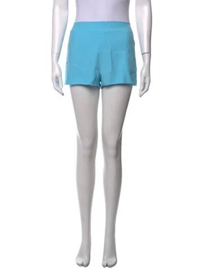 Pre-owned Nonchalant Silk Mini Shorts W/ Tags In Blue
