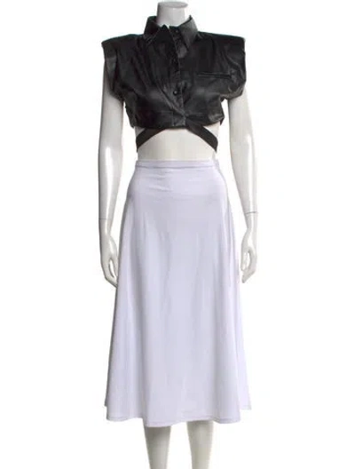 Pre-owned Nonchalant Sleeveless Crop Top W/ Tags In Black