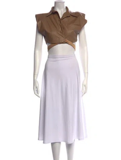 Pre-owned Nonchalant Sleeveless Crop Top W/ Tags In Multicolor