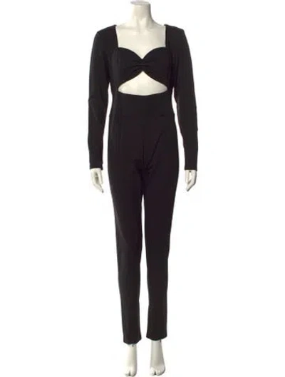 Pre-owned Nonchalant Square Neckline Jumpsuit W/ Tags In Black
