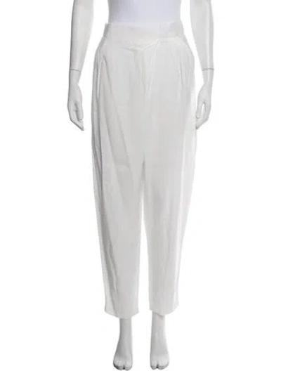 Pre-owned Nonchalant Straight Leg Pants In White