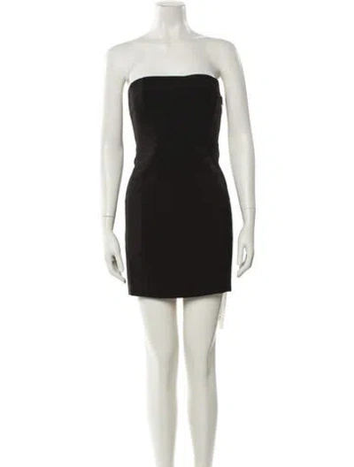 Pre-owned Nonchalant Strapless Mini Dress W/ Tags In Black