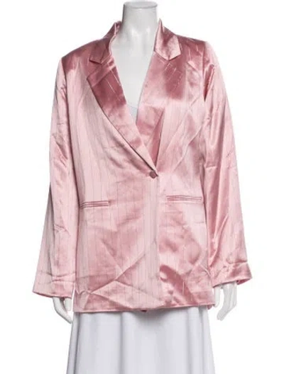 Pre-owned Nonchalant Striped Blazer